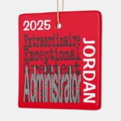 管理者Extraordinaireのカスタム セラミックオーナメント (左)