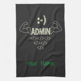 管理者IT管理者システム管理者コンピュータサイエンティスト キッチンタオル