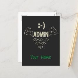 管理者IT管理者システム管理者コンピュータサイエンティスト シーズンポストカード