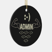 管理者IT管理者システム管理者コンピュータサイエンティスト セラミックオーナメント (右)