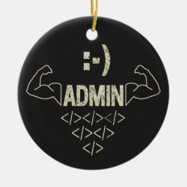 管理者IT管理者システム管理者コンピュータサイエンティスト セラミックオーナメント