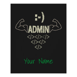 管理者IT管理者システム管理者コンピュータサイエンティスト ポスター