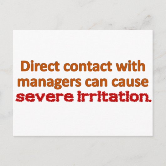 管理連絡先 ポストカード (正面)