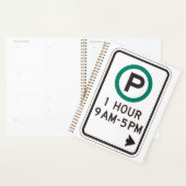 管理駐車場用1時間の駐車標識 プランナー手帳 (ディスプレー)