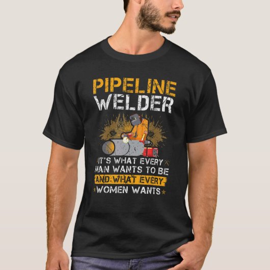 管路溶接機引用文管溶接 Tシャツ (正面)