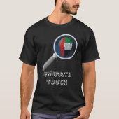 管轄区域のtouchの指紋の旗 tシャツ (正面)