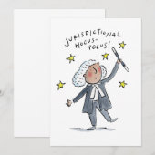 管轄権の手品 招待状 (正面/裏面)