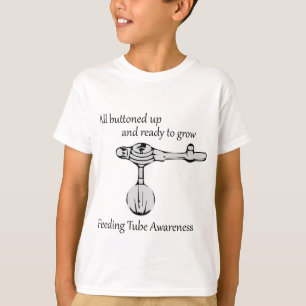 管食べ物を与え認識度 Tシャツ
