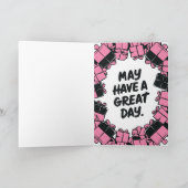 箱に入れた猫 サンキューカード (内部)