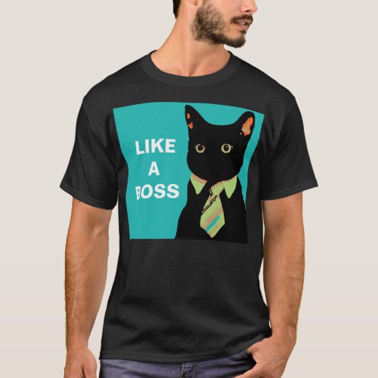 箱のおかしな行動猫のTシャツのように Tシャツ (正面)