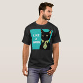 箱のおかしな行動猫のTシャツのように Tシャツ (正面フル)