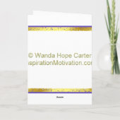 箱のゴッホの考えるな外側 カード (裏面)