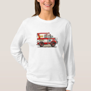 箱のトラックの救急車 Tシャツ