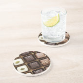 箱のハンドメイドの贅沢なチョコレート コースター (側面)