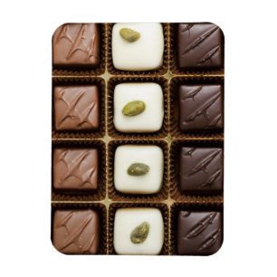 箱のハンドメイドの贅沢なチョコレート マグネット