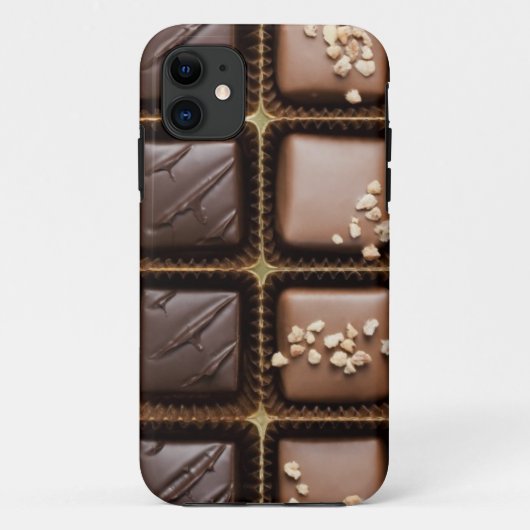 箱のハンドメイドの贅沢なチョコレート Case-Mate iPhoneケース (裏面)