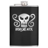 箱のビニールの包まれたなフラスコ フラスク (正面)