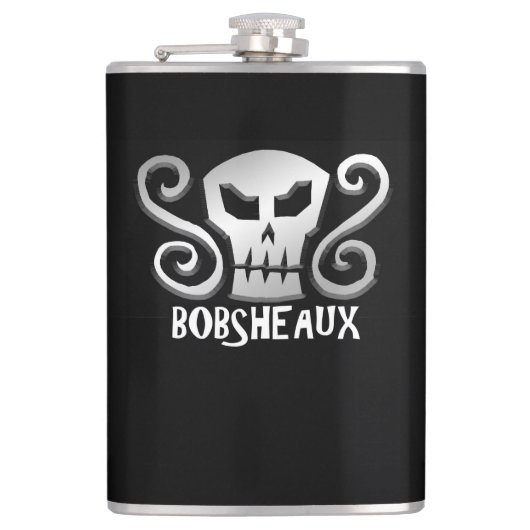 箱のビニールの包まれたなフラスコ フラスク (正面)