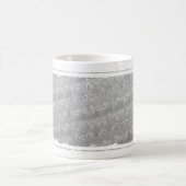 箱のボーダーマグのデザイン コーヒーマグカップ (中央)