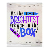 箱の中で一番明るいクレヨンである ポスター (正面)