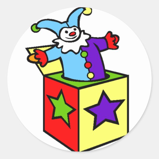 箱の中にジャック！ ラウンドシール (正面)