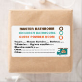 箱の中に何がラベルを移動する – バスルーム ラベル (インサイチュ)