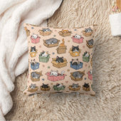 箱の中のキャラクター猫 クッション (ブランケット)