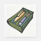 箱の中のペン スタンダードランチョンナプキン (正面)