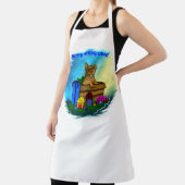 箱の中の子犬，メリークリスマス エプロン (インサイチュ)