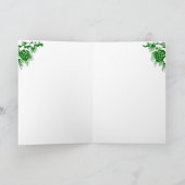 箱の中の子犬，メリークリスマス シーズンカード (内部)