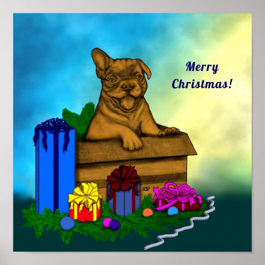 箱の中の子犬,メリークリスマス ポスター (正面)