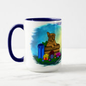 箱の中の子犬，メリークリスマス マグカップ (左)