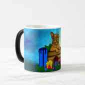 箱の中の子犬,メリークリスマス モーフィングマグカップ (正面左)