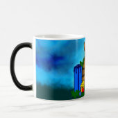 箱の中の子犬,メリークリスマス モーフィングマグカップ (左)