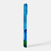 箱の中の子犬，メリークリスマス iPhone 15ケース (右側面)