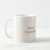 箱の中の猫のクリスマス コーヒーマグカップ (左)