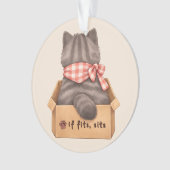 箱の中の猫 オーナメント (正面)