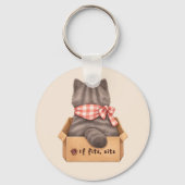 箱の中の猫 キーホルダー (裏面)