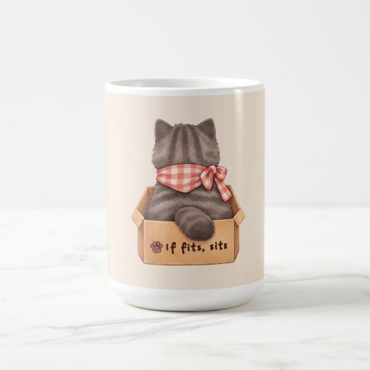 箱の中の猫 コーヒーマグカップ (中央)