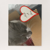 箱の中の猫 ジグソーパズル (縦)