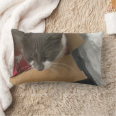 箱の中の猫 ランバークッション (ブランケット)