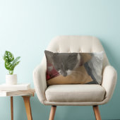 箱の中の猫 ランバークッション (椅子)