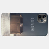 箱の中の猫。禅猫マスター。 Case-Mate iPhoneケース (裏面(横))