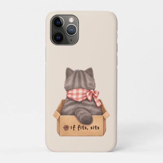 箱の中の猫 iPhoneケース Case-Mate iPhoneケース (裏)
