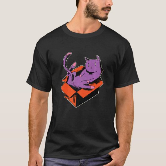 箱の中の猫 Tシャツ (正面)