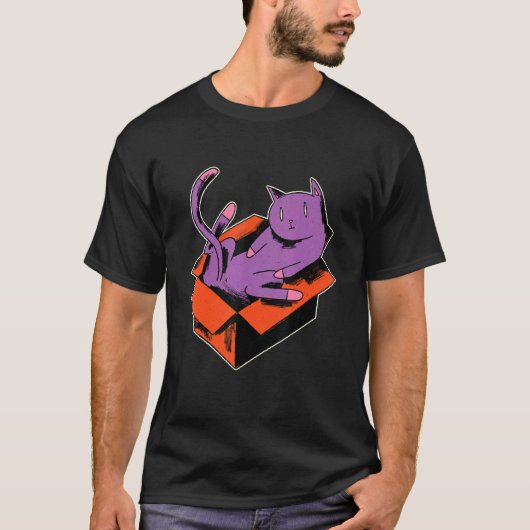 箱の中の猫 Tシャツ (正面)