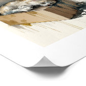 箱の外で寝るのが好きな猫 ポスター (角)