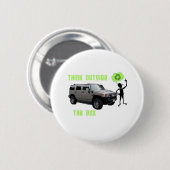 箱の外で考えて下さい! 缶バッジ (正面&裏面)