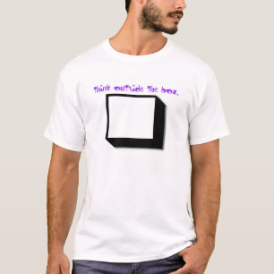 箱の外で考えて下さい Tシャツ