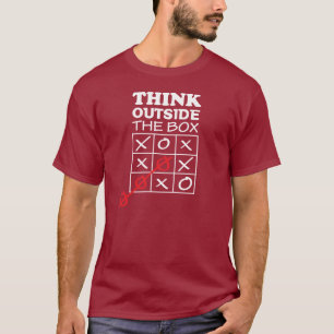 箱の外で考えて下さい Tシャツ